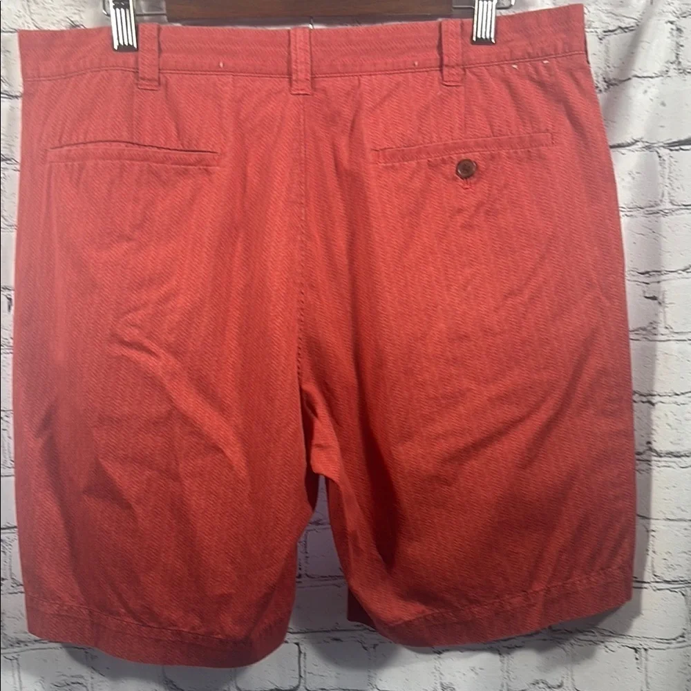 Mens JCrew Red Flat Front Casual Shorts
